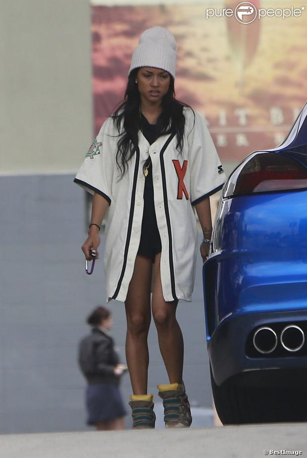 Karrueche Tran à Burbank le 22 octobre 2012.