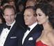Ralph Fiennes, Daniel Craig et Bérénice Marlohe lors de l'avant-première à Londres du film Skyfall le 23 octobre 2012