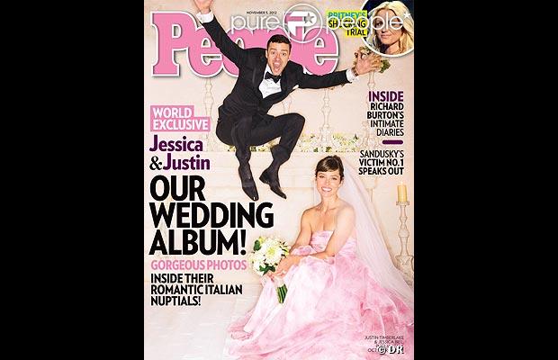 Justin Timberlake et Jessica Biel, mariés, en couverture du magazine People
