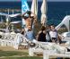 Les invités du mariage de Jessica Biel et Justin Timberlake se prélassent avant la cérémonie. Le 18 octobre 2012