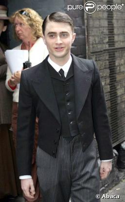 Daniel Radcliffe sur le tournage de My Boy Jack