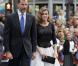Letizia d'Espagne et son époux Felipe lors de la remise des Prix Prince des Asturies à Oviedo le 26 octobre 2012