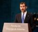Le prince héritier Felipe d'Espagne lors de la remise des Prix Prince des Asturies à Oviedo le 26 octobre 2012