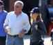 Calista Flockhart et son mari Harrison Ford encouragent leur fils Liam à son match de football, le 27 octobre 2012 à Brentwood