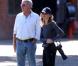 Calista Flockhart et Harrison Ford encouragent leur fils Liam à son match de football, le 27 octobre 2012 à Brentwood
