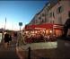 Terrasse du Sénéquier à Saint-Tropez, septembre 2010.