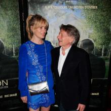 Emmanuelle Seigner et Roman Polanski le 1er octobre 2012
