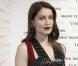 Laetitia Casta assiste à la soirée lancement du Vogue España de décembre 2012 au palais Fernán Núñez, vêtue d'une robe Azzedine Alaïa. Madrid, le 27 novembre 2012.