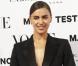 Irina Shayk, ultra sexy dans son costume Yves Saint Laurent, assiste à la soirée lancement du Vogue España de décembre 2012 au palais Fernán Núñez. Madrid, le 27 novembre 2012.