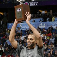 Tony Parker lors du All Star week-end du 25 dévrier 2012 à Orlando