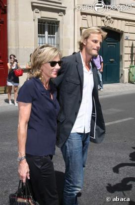 Claire Chazal et Arnaud Lemaire au défilé Dior, le 30/06/08