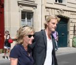 Claire Chazal et Arnaud Lemaire au défilé Dior, le 30/06/08