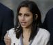  La famille de  Jacintha   Saldanha  :  sa fille Lisha  - lors d'une messe à  Westminster , le 15 décembre 2012. 