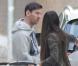 Lionel Messi et sa compagne Antonella Roccuzzo avec leur petit Thiago, le lundi 10 décembre 2012 à Barcelone.