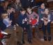 La princesse Mary et le prince Frederik de Danemark étaient avec leurs quatre enfants, Christian, Isabella, Vincent et Josephine, au concert de Noël annuel à l'église Esajas de Copenhague, le 16 décembre 2012.