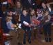 La princesse Mary et le prince Frederik de Danemark étaient avec leurs quatre enfants, Christian, Isabella, Vincent et Josephine, au concert de Noël annuel à l'église Esajas de Copenhague, le 16 décembre 2012.