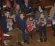 La princesse Mary et le prince Frederik de Danemark étaient avec leurs quatre enfants, Christian, Isabella, Vincent et Josephine, au concert de Noël annuel à l'église Esajas de Copenhague, le 16 décembre 2012.