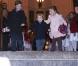 Le prince Vincent fonce vers la sortie ! La princesse Mary et le prince Frederik de Danemark étaient avec leurs quatre enfants, Christian, Isabella, Vincent et Josephine, au concert de Noël annuel à l'église Esajas de Copenhague, le 16 décembre 2012.