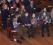 La princesse Mary et le prince Frederik de Danemark étaient avec leurs quatre enfants, Christian, Isabella, Vincent et Josephine, au concert de Noël annuel à l'église Esajas de Copenhague, le 16 décembre 2012.