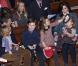 La princesse Mary et le prince Frederik de Danemark étaient avec leurs quatre enfants, Christian, Isabella, Vincent et Josephine, au concert de Noël annuel à l'église Esajas de Copenhague, le 16 décembre 2012.