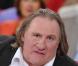 Gérard Depardieu lors de l'enregistrement de Vivement dimanche à Paris le 3 octobre 2012.