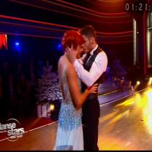 Baptiste Giabiconi et Fauve dans Danse avec les stars spécial Noël sur TF1 le samedi 22 décembre 2012