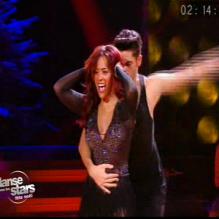 Amel Bent et Christian dans Danse avec les stars fête Noël sur TF1 la samedi 22 décembre 2012