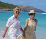 Portia De Rossi et Ellen DeGeneres : Noël entre amoureuses à Saint-Barth'