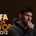 Ballon d'or 2012 : Lionel Messi, sacré, quatre à quatre dans l'Histoire du foot