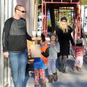 Heidi Klum : Sortie gourmande avec les enfants et son chéri Martin Kirsten