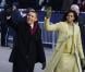 Barack et Michelle Obama lors de la cérémonie d'investiture le 20 janvier 2009.