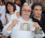 Jean-Michel Ribes et Raphaël Mezrahi assemblement en l'honneur d'Ingrid Bétancourt