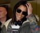 Shy'm arrive à l'aéroport de Nice, avant de filer vers Cannes pour les NRJ Music Awards, le 25 janvier 2013.