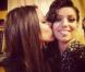 Tal et Shy'm lors de la boîte à musique des Enfoirés à Bercy