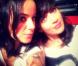 Alizée et sa copine Nolwenn lors de la boîte à musique des Enfoirés à Bercy