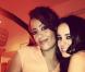Amel Bent et Alizée lors de la boîte à musique des Enfoirés à Bercy