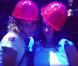 Lorie et Alizée lors de la boîte à musique des Enfoirés à Bercy