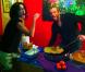 Jenifer et Garou lors de la boîte à musique des Enfoirés à Bercy