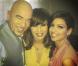 Pascal Obispo, Chimène Badi et TAL lors de la boîte à musique des Enfoirés à Bercy