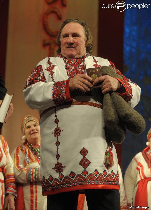 Gérard Depardieu s'est rendu le 6 janvier 2013 à Saransk, capitale de la Mordovie, république autonome russe