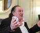 Gérard Depardieu reçu par Vladimir Poutine sur les bords de la Mer Noire le 5 janvier 2013