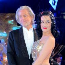 Hermann Bühlbecker, propriétaire de Lambertz et Dita Von Teese lors de la Lambertz Monday Night 2013 à Cologne. Le 28 janvier 2013.