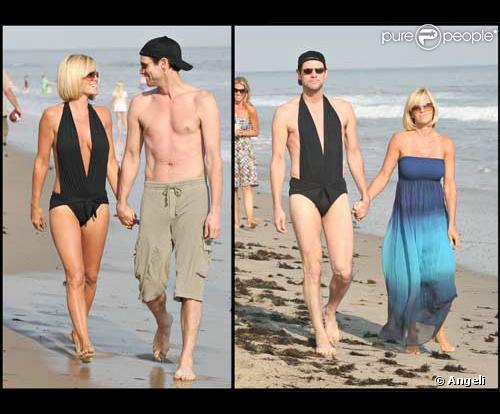 Jim Carey pique le maillot de sa femme 