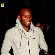 Didier Drogba, nouveau joueur du Galatasaray profite de la nuit d'Istanbul après un dîner chez Zuma, le 12 février 2013