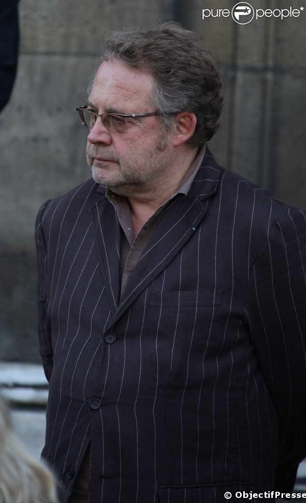 Dominique Segal à l'enterrement de Frédéric Botton