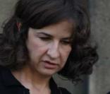Valérie Lemercier à l'enterrement de Frédéric Botton