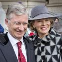 Mathilde de Belgique et les royaux joyeux à la messe des morts, Laurent blessé