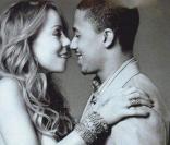 Mariah Carey et son mari Nick Cannon dans l'édition US du magazine ELLE, août 2008