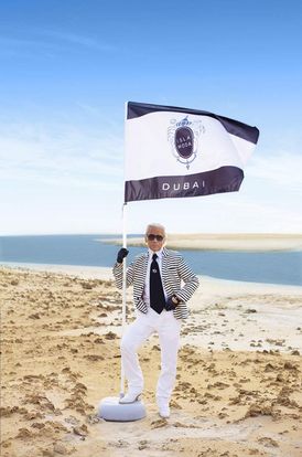 Karl Lagerfeld sur l'Isla Moda
