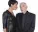 Charles Aznavour et Alessandra Sublet lors de l'enregistrement de l'émission Hier Encore à l'Olympia (diffusée le 2 mars) à Paris le 10 janvier 2013